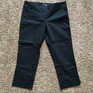 Black Cropped Dress Pants